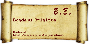 Bogdanu Brigitta névjegykártya