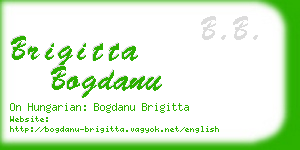 brigitta bogdanu business card